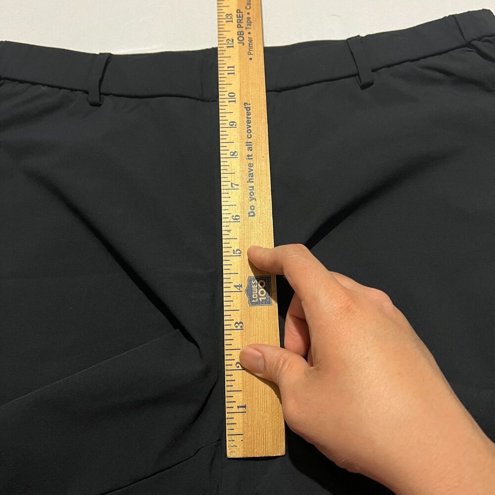 Bear Bottom Men's Black Flat Front Performance Shorts Size L Inseam 5.5 in Nylon - Picture 5 of 9
